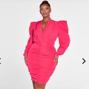 Sydney Puff Sleeve Bodycon Dress, Fashion to Figure, size 3x, New With Tags